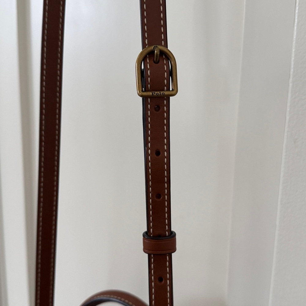 POLO Ralph Lauren East-West Suede Satchel - Picture 4 of 10